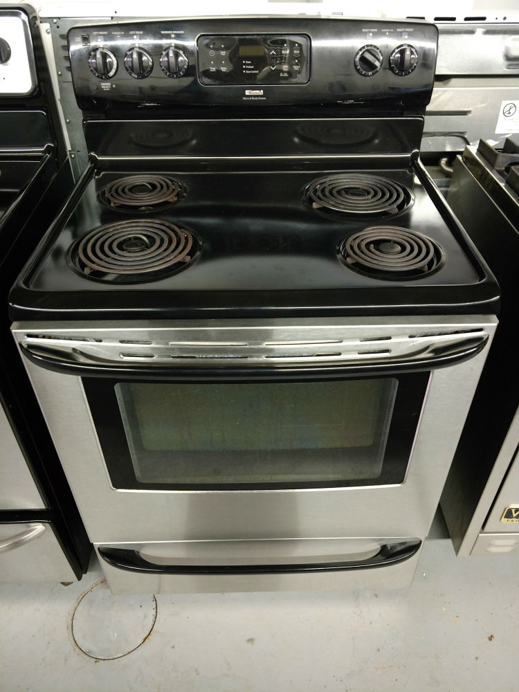Coil top electric stove
